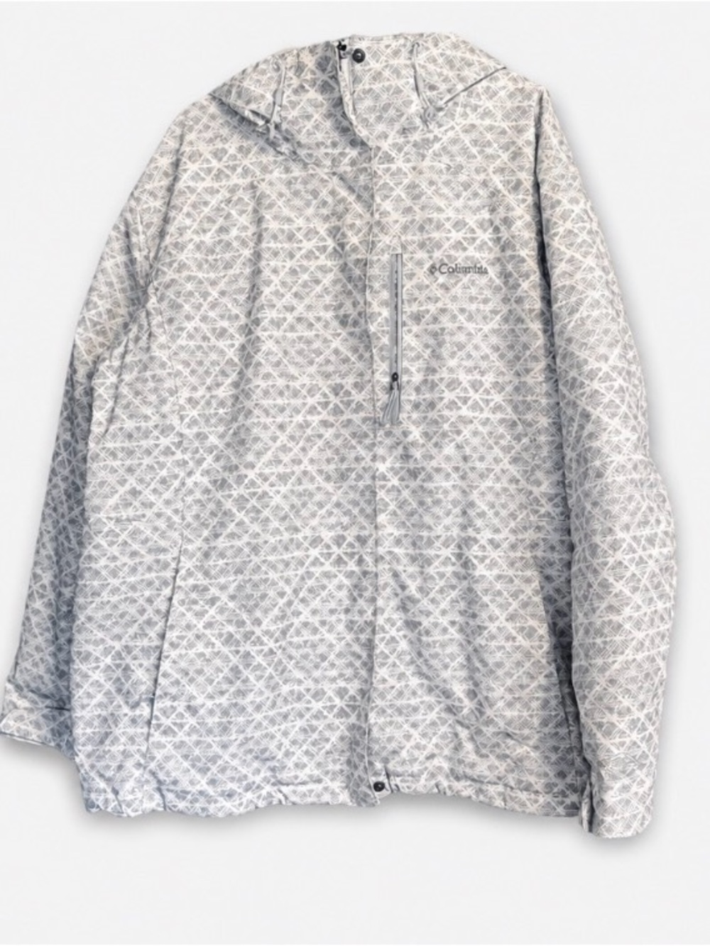Columbia Whirlibird III Interchange Jacket - White/Grey, women’s size 2x